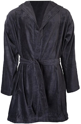 (W) Y-3 블랙 로고 프린트 후드 코트 드로스트링 허리. HD3307 Buy (W) Y-3 블랙 로고 프린트 후드 코트 드로스트링 허리. HD3307