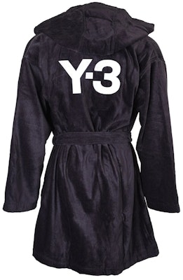(W) Y-3 블랙 로고 프린트 후드 코트 드로스트링 허리. HD3307 Lookbook (W) Y-3 블랙 로고 프린트 후드 코트 드로스트링 허리. HD3307