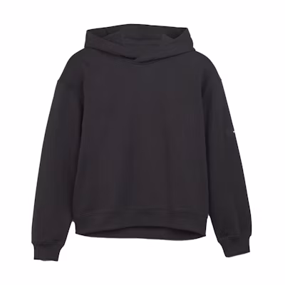 (Women) Y-3 Black Logo Print Casual Hoodie H44793