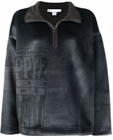 (Women) Y-3 Black Logo Print Pullover Sweater with High Collar. HB3374 (Women) Y-3 Black Logo Print Pullover Sweater with High Collar. HB3374