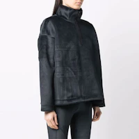 Shop (W) Y-3 黑色高領標誌印花套頭毛衣. HB3374