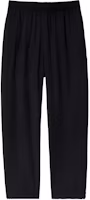 (Women) Y-3 Black Loose Fit Jogger Pants with Elastic Waistband H63055 (Women) Y-3 Black Loose Fit Jogger Pants with Elastic Waistband H63055