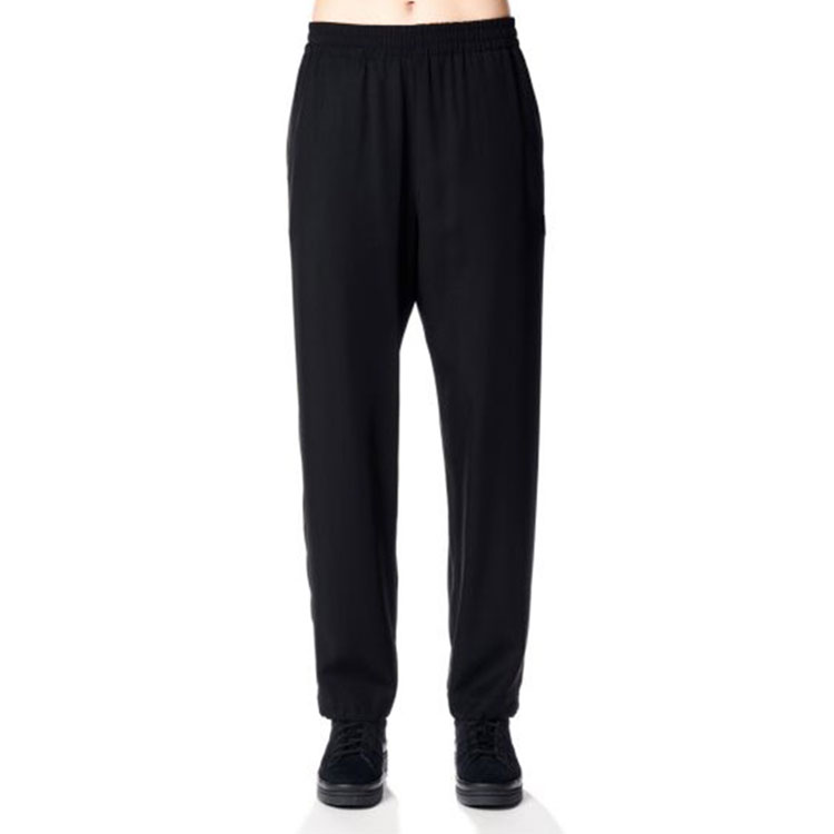 Shop (W) Y-3 黑色寬鬆版型運動褲帶彈性腰帶 H63055