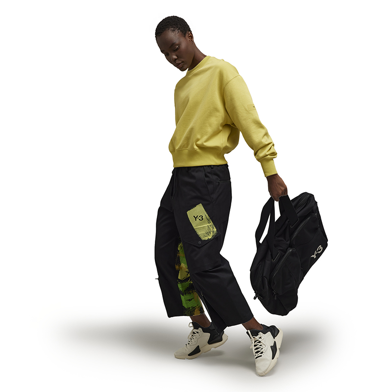 Lookbook (W) Y-3 極簡休閒圓領大學T 黃色 IP7679