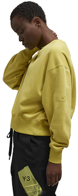 (W) Y-3 極簡休閒圓領大學T 黃色 IP7679 Details for (W) Y-3 極簡休閒圓領大學T 黃色 IP7679