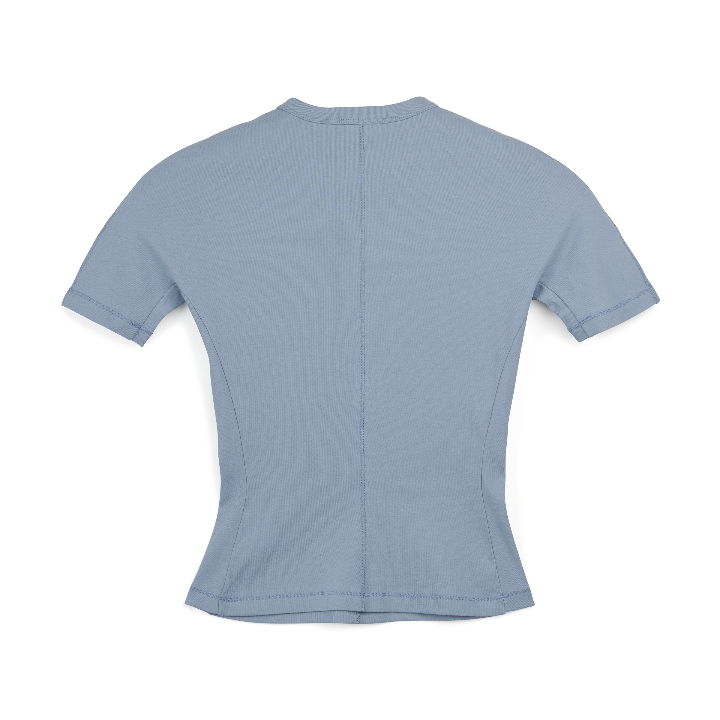 Lookbook (W) Y-3 修身短袖圓領T恤 淺藍色 JE3421