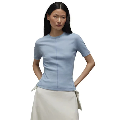 (W) Y-3 修身短袖圓領T恤 淺藍色 JE3421 Shop (W) Y-3 修身短袖圓領T恤 淺藍色 JE3421