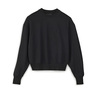 (Women) Y-3 FT Crew Sweat Black Pullover Sweatshirt 50-IV5567