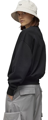 (W) Y-3 FT Crew Sweat Black Pullover Sweatshirt Hitam. 50-IV5567 Shop (W) Y-3 FT Crew Sweat Black Pullover Sweatshirt Hitam. 50-IV5567