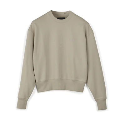 (Women) Y-3 FT Crew Sweat Khaki Casual Long Sleeve Pullover Sweater. 50-IV5569