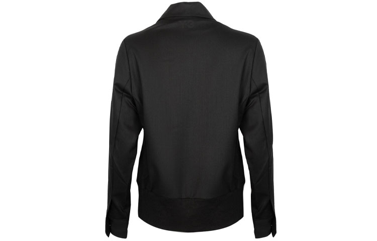 Lookbook (W) Chaqueta Negra Y-3 FW21 con Cremallera y Diseño Colorblock. HB6343