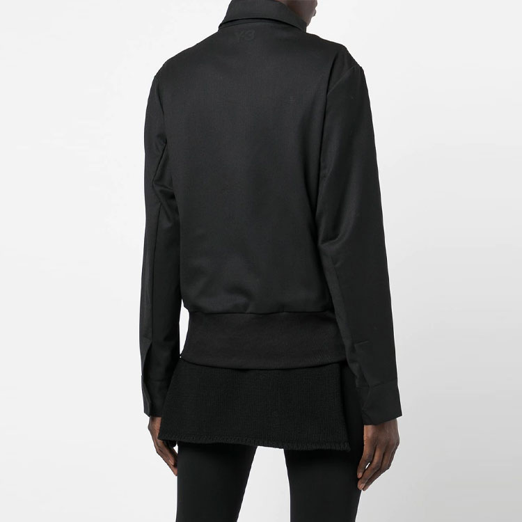 Purchase (W) Chaqueta Negra Y-3 FW21 con Cremallera y Diseño Colorblock. HB6343