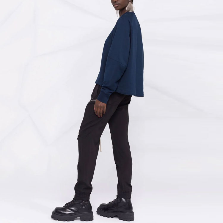 Purchase (W) Y-3 FW21 标志蓝色圆领卫衣 GV0339