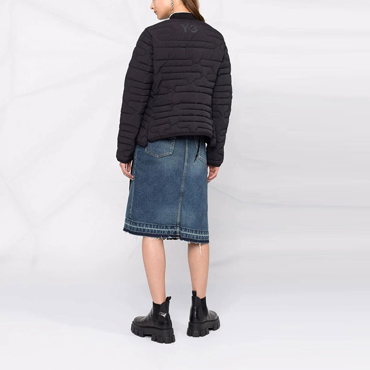 Shop (Women) Y-3 FW21 Quilted Jacket Black H61960