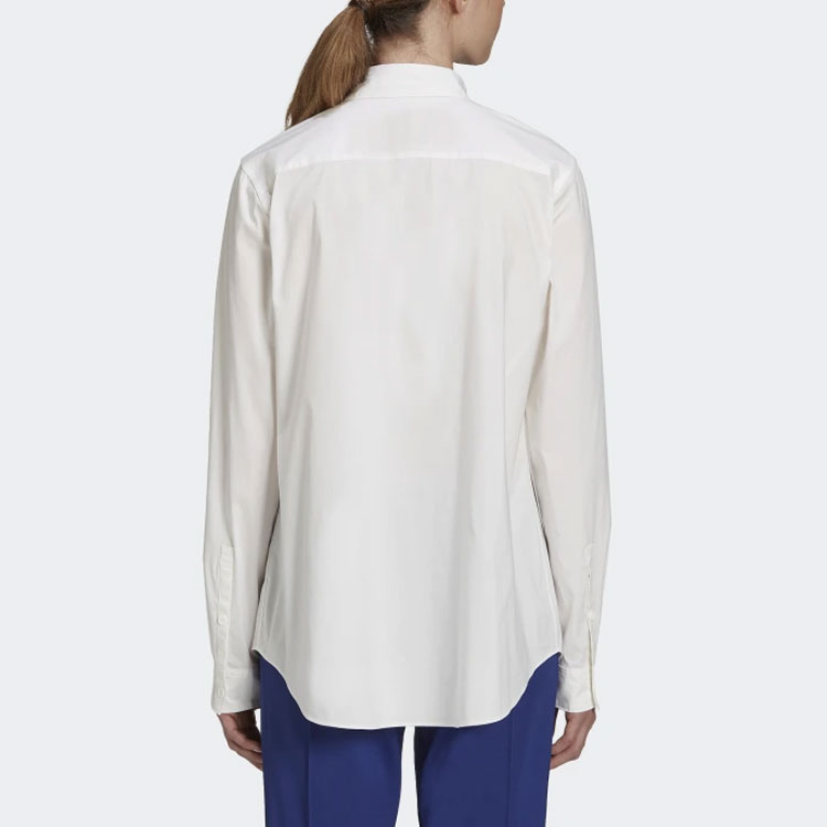 Purchase (W) Camiseta Manga Larga Blanca Y-3 FW21 con Bolsillo con Cremallera. HB1696