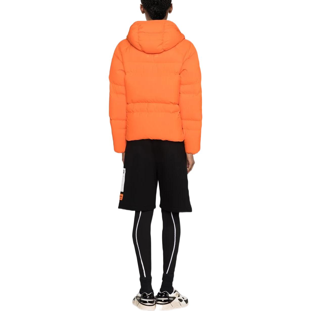 Shop (Women) Y-3 FW22  Solid Color Puffer Jacket Orange. HS7452