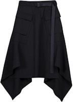 (Women) Y-3 FW22 Asymmetric Black Multi-Pocket Casual Long Skirt HS9831 (Women) Y-3 FW22 Asymmetric Black Multi-Pocket Casual Long Skirt HS9831