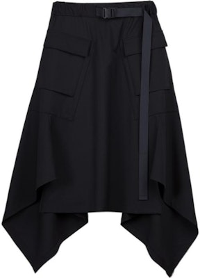 (Women) Y-3 FW22 Asymmetric Black Multi-Pocket Casual Long Skirt HS9831 Order (Women) Y-3 FW22 Asymmetric Black Multi-Pocket Casual Long Skirt HS9831