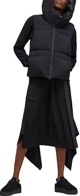 (W) Y-3 FW22黑色羽绒背心连帽卫衣 带标志印花 HN4310 Lookbook (W) Y-3 FW22黑色羽绒背心连帽卫衣 带标志印花 HN4310