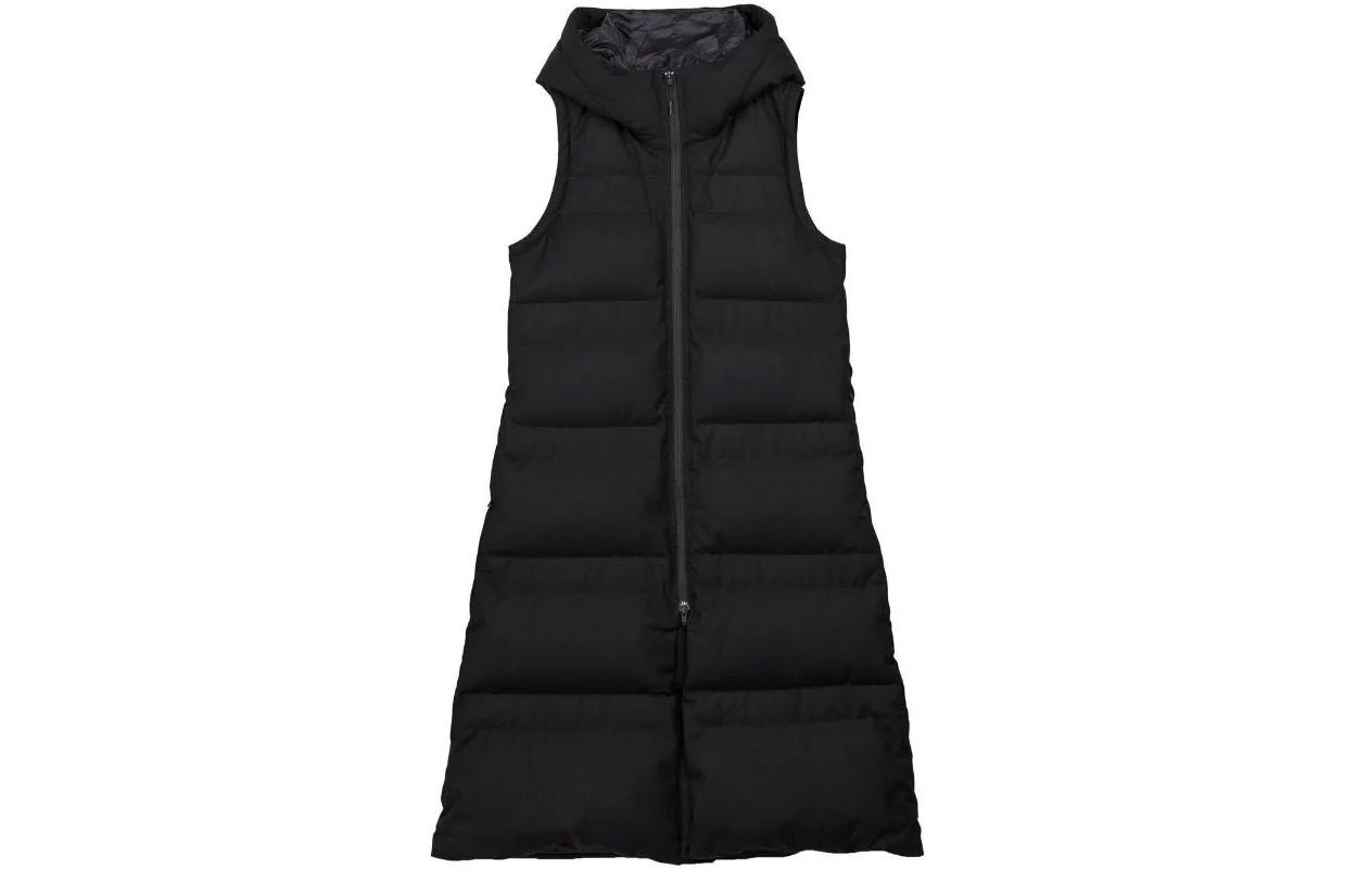 Order (W) Y-3 FW22 Chaleco con Capucha Sin Mangas Acolchado Negro HN4316