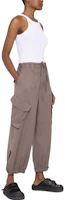 Shop (Women) Y-3 FW22 Brown Cargo Pants with Elastic Waist and Utility Pockets HS7524-TECEAR