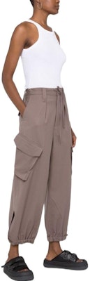 (W) Seluar Kargo Coklat Y-3 FW22 dengan Pinggang Elastik dan Poket Utiliti. HS7524-TECEAR Shop (W) Seluar Kargo Coklat Y-3 FW22 dengan Pinggang Elastik dan Poket Utiliti. HS7524-TECEAR