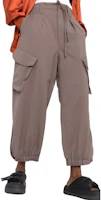 Purchase (Women) Y-3 FW22 Brown Cargo Pants with Elastic Waist and Utility Pockets HS7524-TECEAR