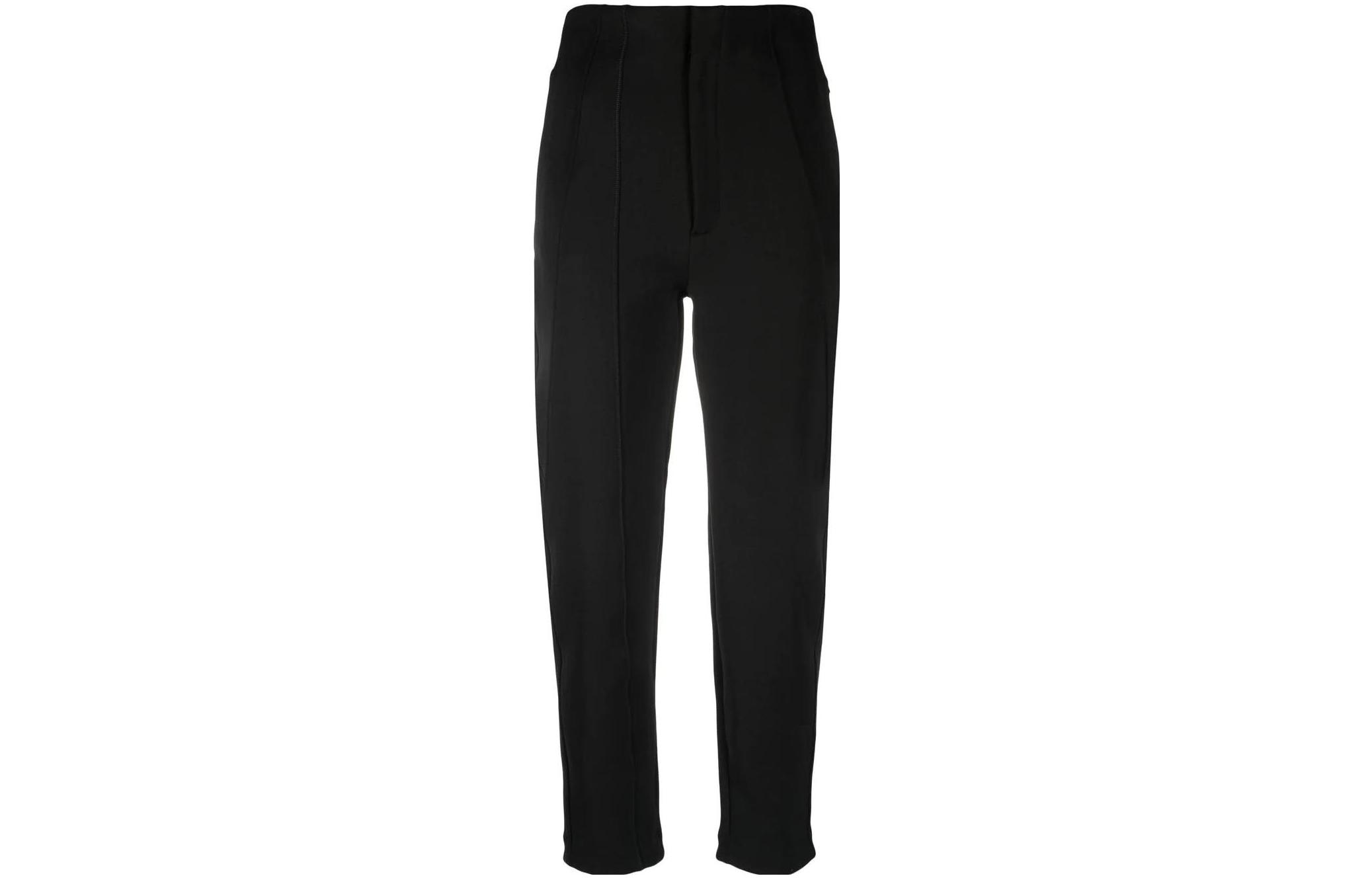 (Women) Y-3 FW22 High-Waisted Black Zipper Pants HN1972