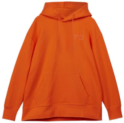 (W) Y-3 FW22 Hoodie Oranye dengan Logo Print dan Saku Kanguru HT4498 Buy (W) Y-3 FW22 Hoodie Oranye dengan Logo Print dan Saku Kanguru HT4498