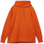 Buy (W) Y-3 FW22 Hoodie Oranye dengan Logo Print dan Saku Kanguru HT4498