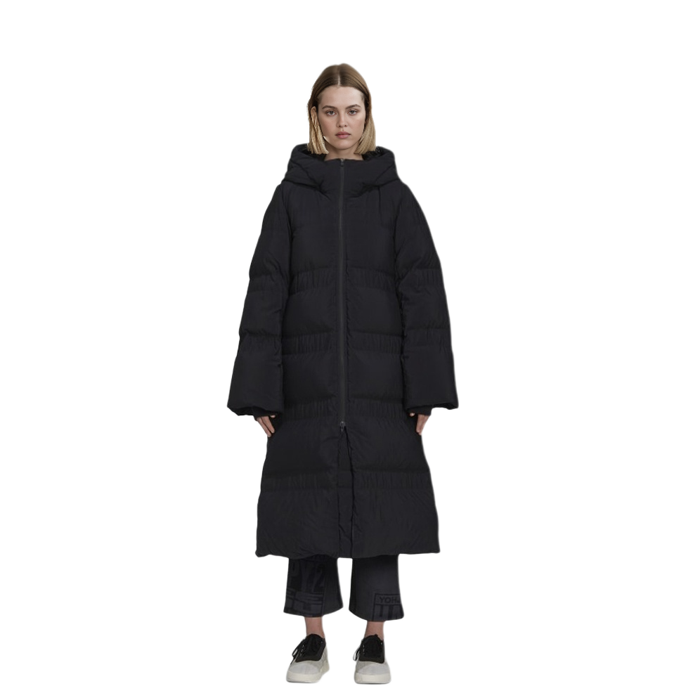 Lookbook (Women) Y-3 High Neck Full-Zip Puffer Jacket Black HB3316