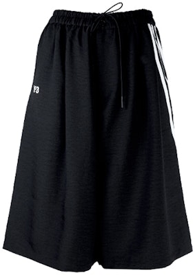 (Women) Y-3 Loose Fit Colorblock Striped Black Casual Shorts HG6117 Order (Women) Y-3 Loose Fit Colorblock Striped Black Casual Shorts HG6117