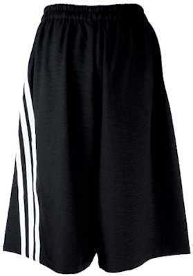(Women) Y-3 Loose Fit Colorblock Striped Black Casual Shorts HG6117 Lookbook (Women) Y-3 Loose Fit Colorblock Striped Black Casual Shorts HG6117