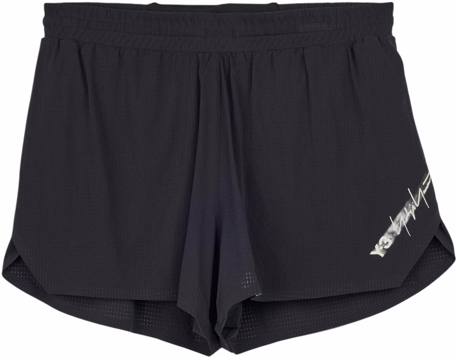 women-y-3-running-shorts-black-elastic-waistband-lettered-print-design-ir-7099