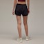 Purchase (W) Y-3 跑步短裤 黑色,松紧腰带,字母印花设计。 IR7099