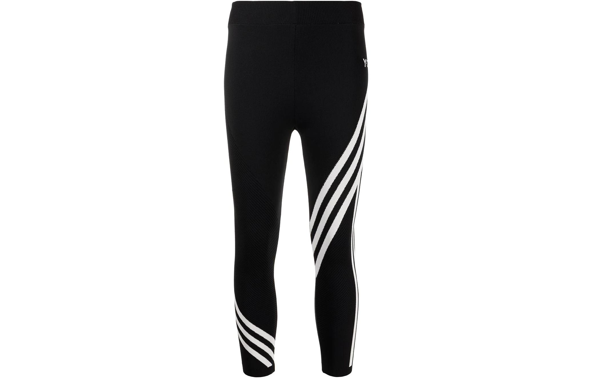 (Women) Y-3 SS22 Black 3-Stripes Ankle-Length Tights HG8538