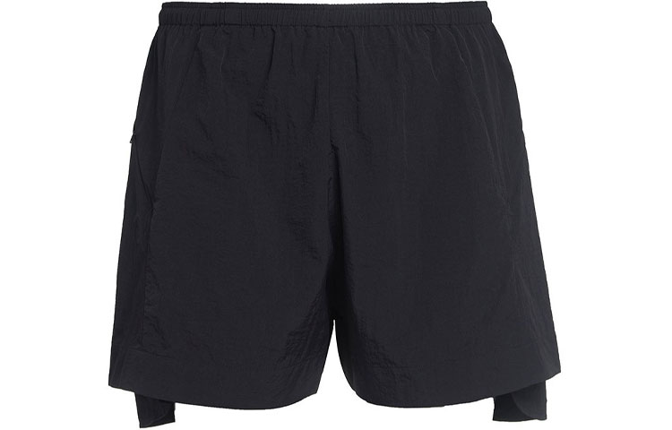 (Women) Y-3 SS22 Solid Color Loose Casual Shorts Black HH8891