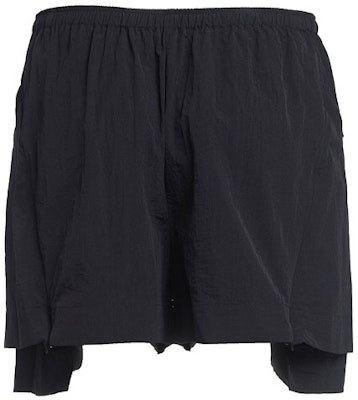 (Women) Y-3 SS22 Solid Color Loose Casual Shorts Black HH8891 Lookbook (Women) Y-3 SS22 Solid Color Loose Casual Shorts Black HH8891