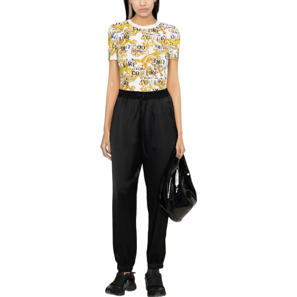 Lookbook (W) Y-3 SS23 Jogger Hitam Pinggang Tinggi Potongan Tirus IA7781