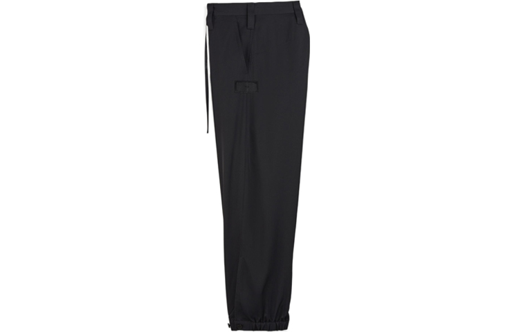 (Women) Y-3 SS23 Loose Fit Tie-Waist Woven Cargo Pants Black H63056