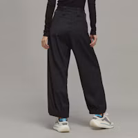 Shop (Women) Y-3 SS23 Loose Fit Tie-Waist Woven Cargo Pants Black H63056