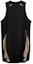 Buy (Women) Y-3 SS24 Black Logo Colorblock Loose Sleeveless Ribbed Dress. IR6244