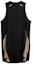 Order (Women) Y-3 SS24 Black Logo Colorblock Loose Sleeveless Ribbed Dress. IR6244
