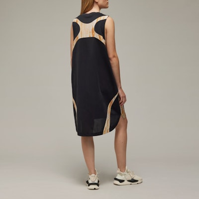 (Women) Y-3 SS24 Black Logo Colorblock Loose Sleeveless Ribbed Dress. IR6244 Purchase (Women) Y-3 SS24 Black Logo Colorblock Loose Sleeveless Ribbed Dress. IR6244