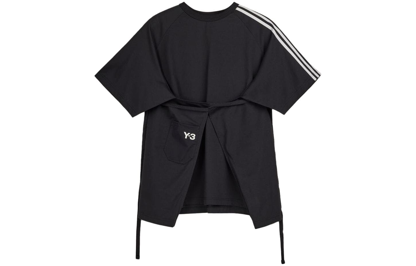(Women) Y-3 Stripe T-Shirt  Black IJ9782