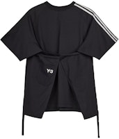 (Women) Y-3 Stripe T-Shirt Black IJ9782 (Women) Y-3 Stripe T-Shirt Black IJ9782