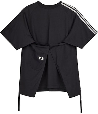 (W) Y-3 条纹黑色 T 恤 IJ9782 Buy (W) Y-3 条纹黑色 T 恤 IJ9782
