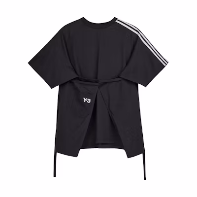 (Women) Y-3 Stripe T-Shirt Black IJ9782