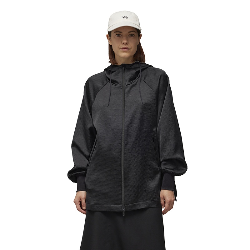 Lookbook (W) Y-3 TCH SEER HD 輕量黑色開襟外套 夹克 IN4396