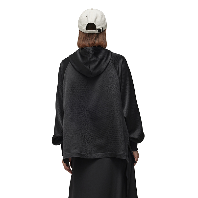 Shop (W) Y-3 TCH SEER HD 輕量黑色開襟外套 夹克 IN4396